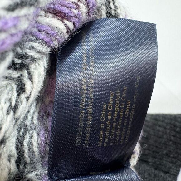 Brooks Brothers Sleeveless Sweater Vest Mens XL 100% Lambs Wool Fair Isle Purple - Picture 5 of 7